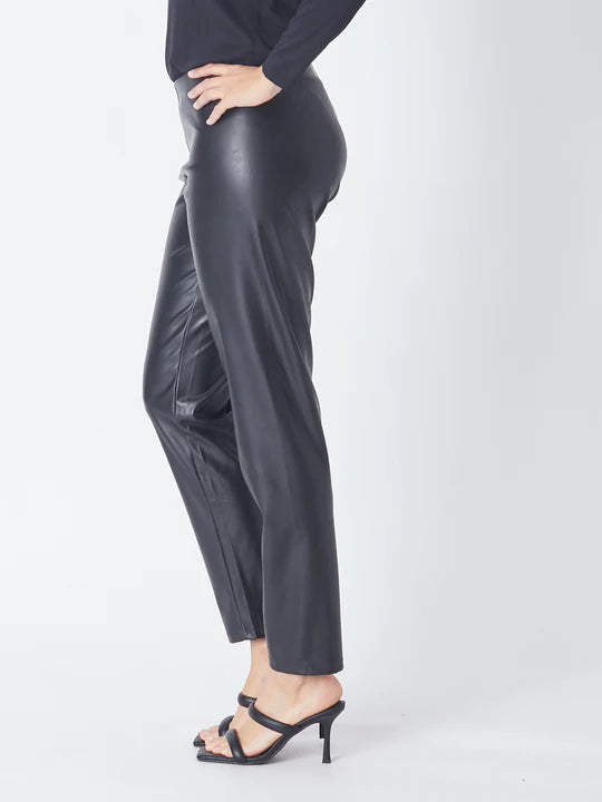 CORDELIA ST PLEATHER PUSHKIN PANT BLACK