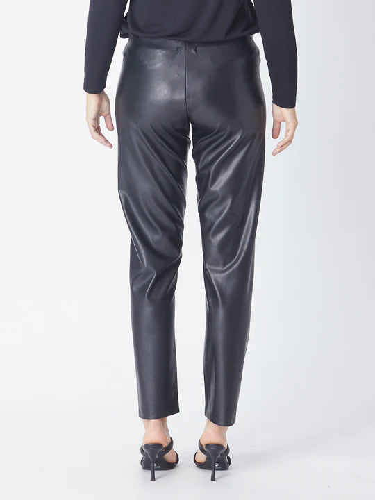 CORDELIA ST PLEATHER PUSHKIN PANT BLACK