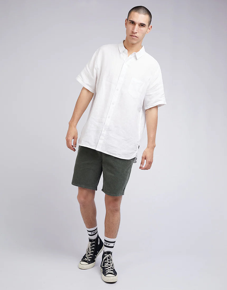 SILENT THEORY CORD SHORT GREEN