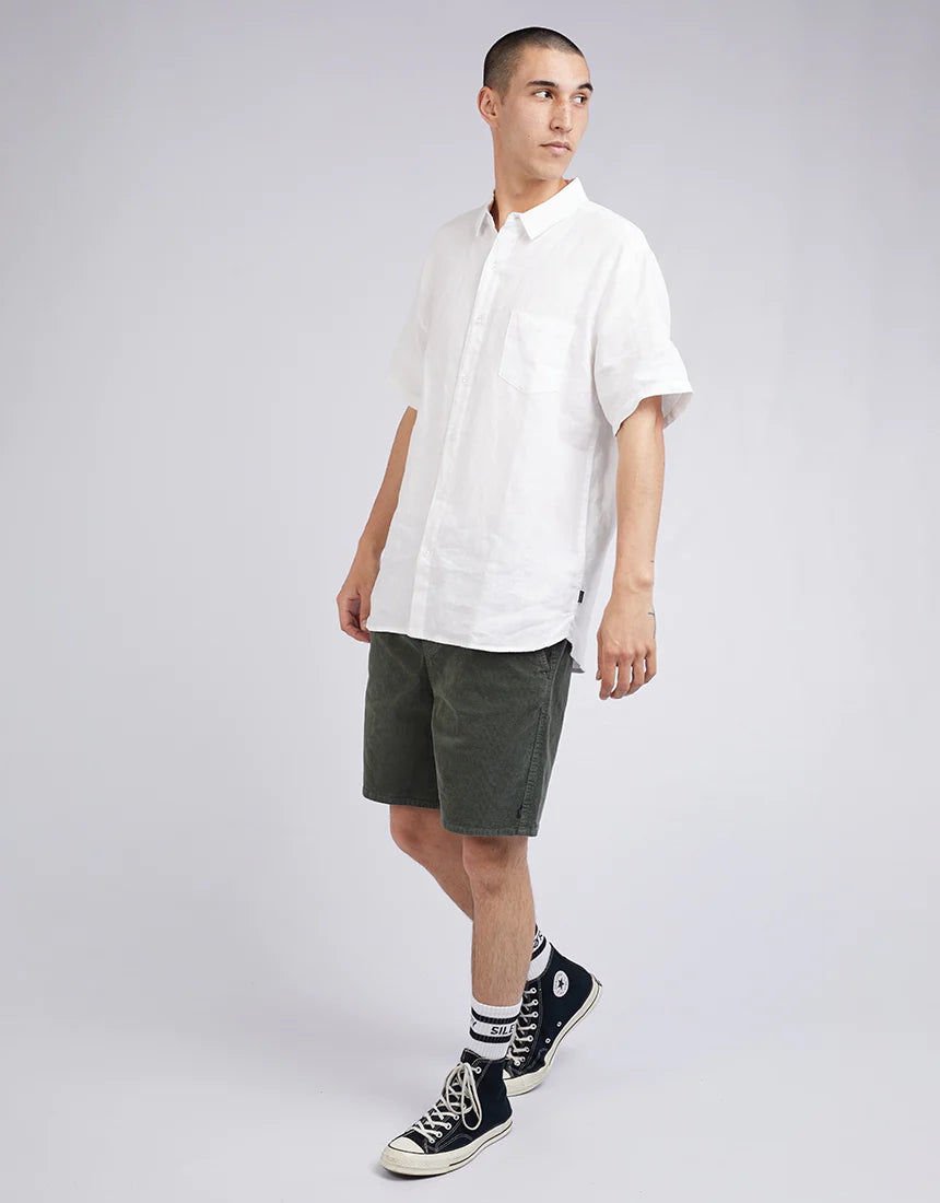 SILENT THEORY CORD SHORT GREEN