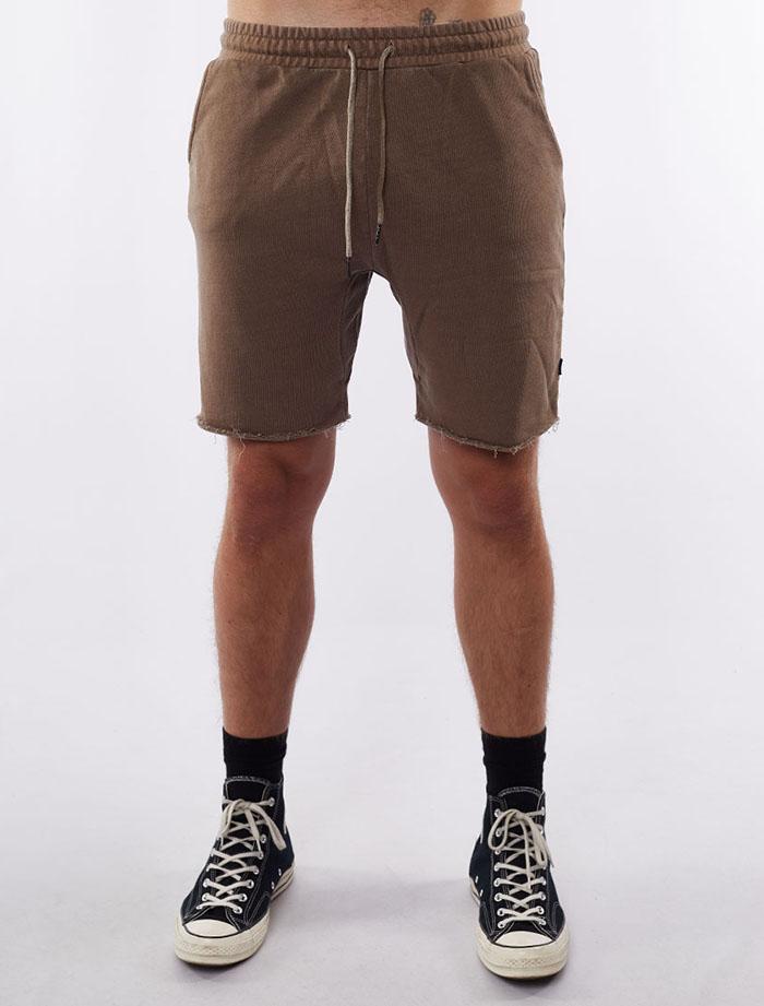 SILENT THEORY CORE FLEECE SHORT BROWN