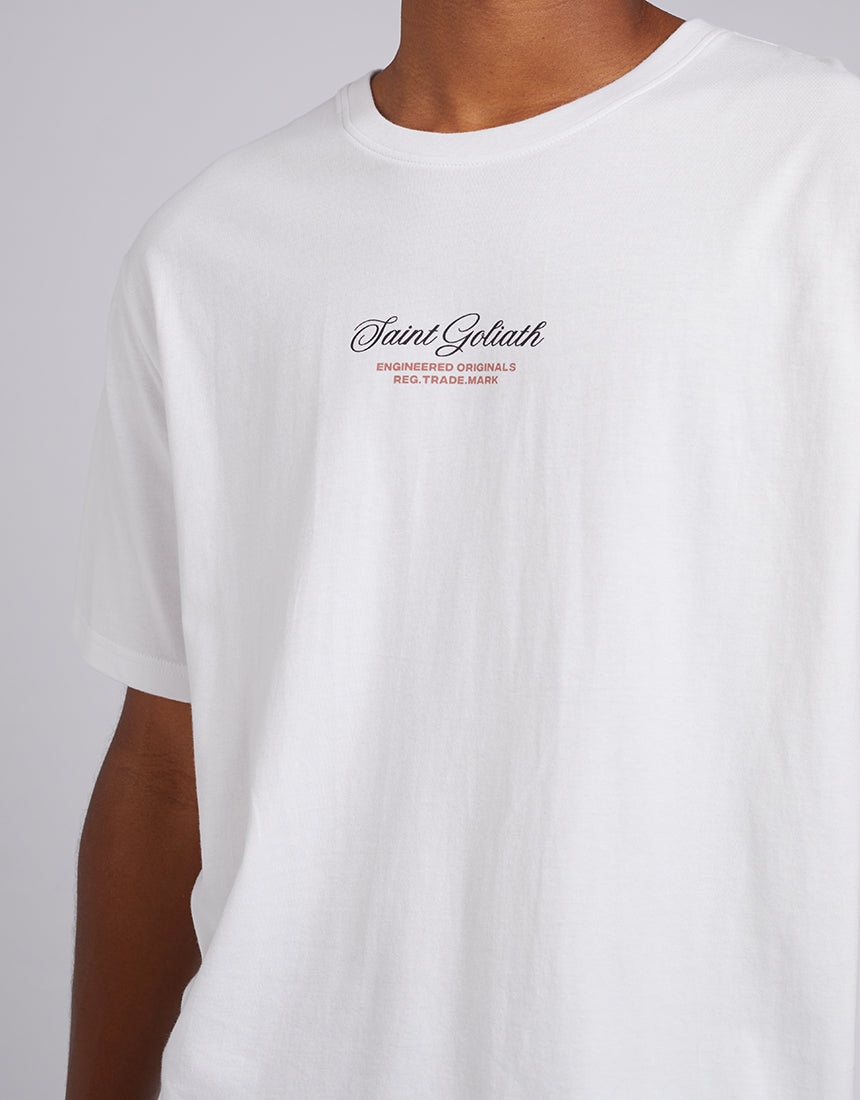 ST GOLIATH VENTURA TEE WHITE