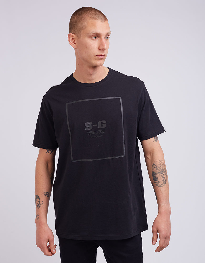 ST GOLIATH ZONED TEE BLACK
