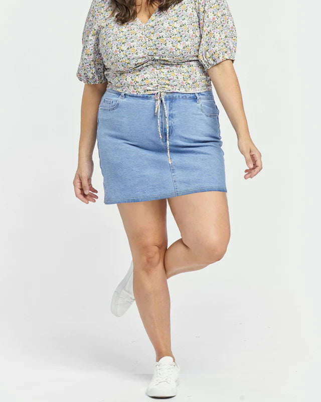 SASS DEMI SKIRT VINTAGE WASH