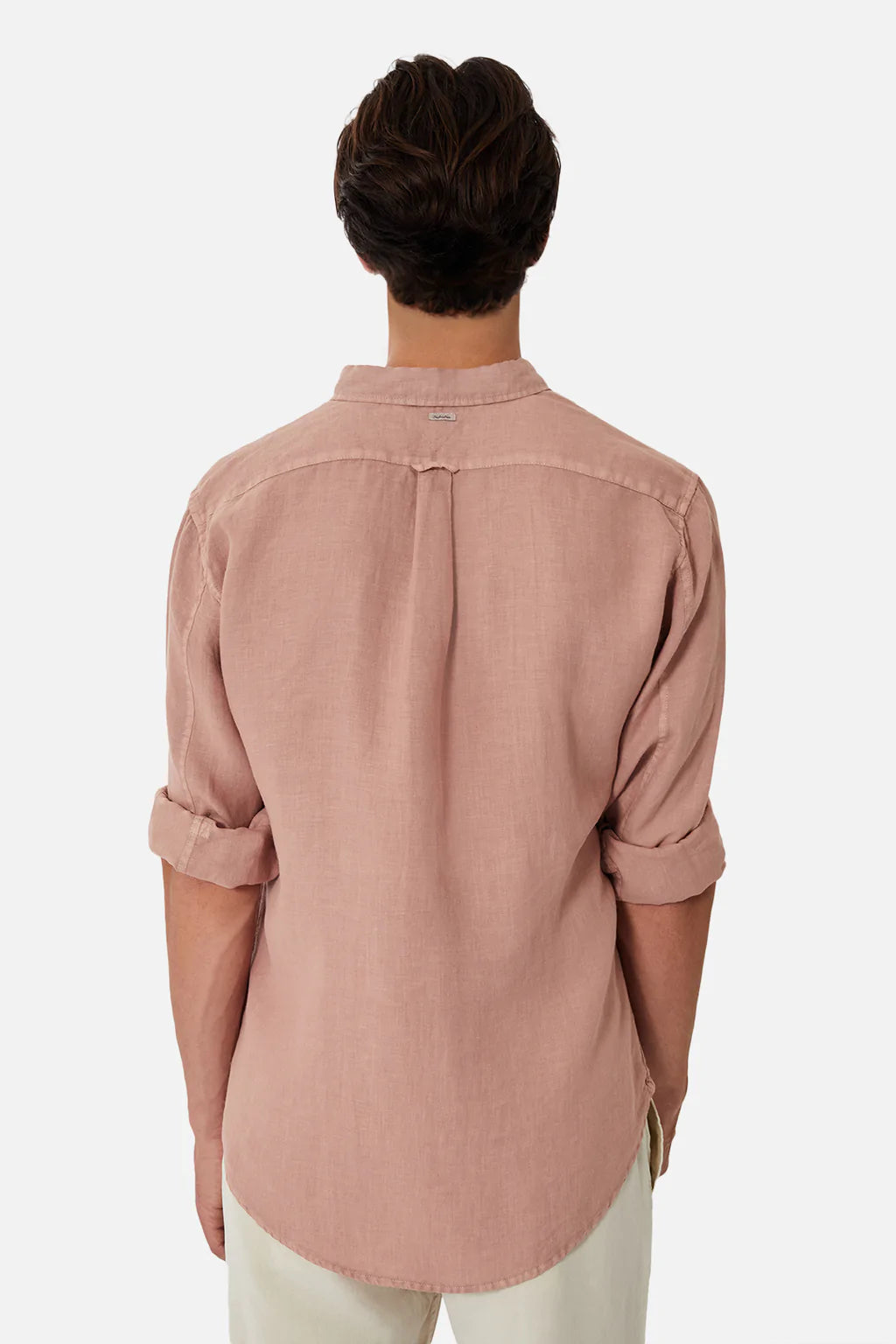 INDUSTRIE TENNYSON LINEN L/S TERRACOTTA SHIRT