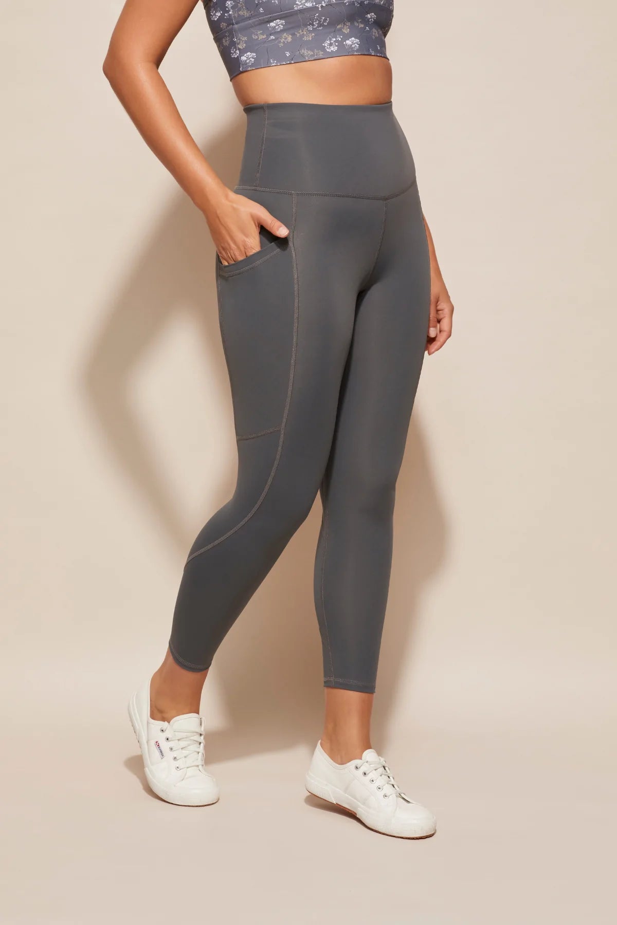 D+K ESSENTIAL TIGHT 7/8 GREY