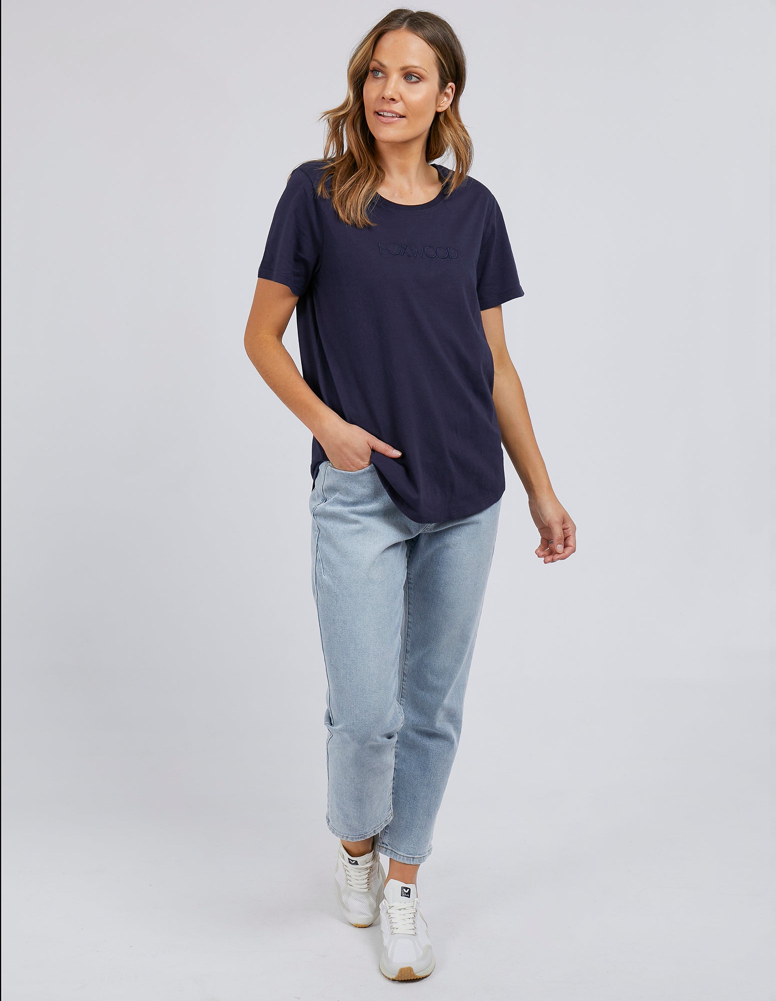 FOXWOOD TEE NAVY