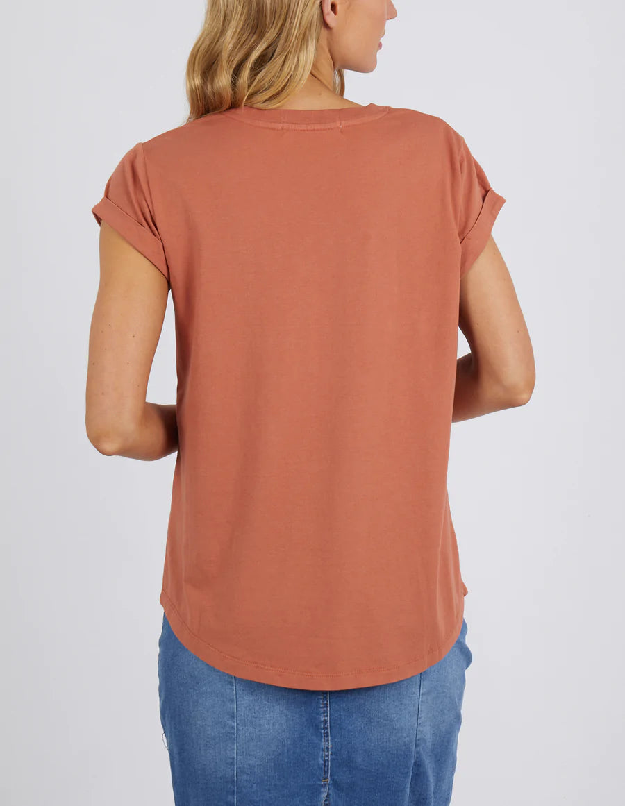 FOXWOOD MANLY TEE RUST