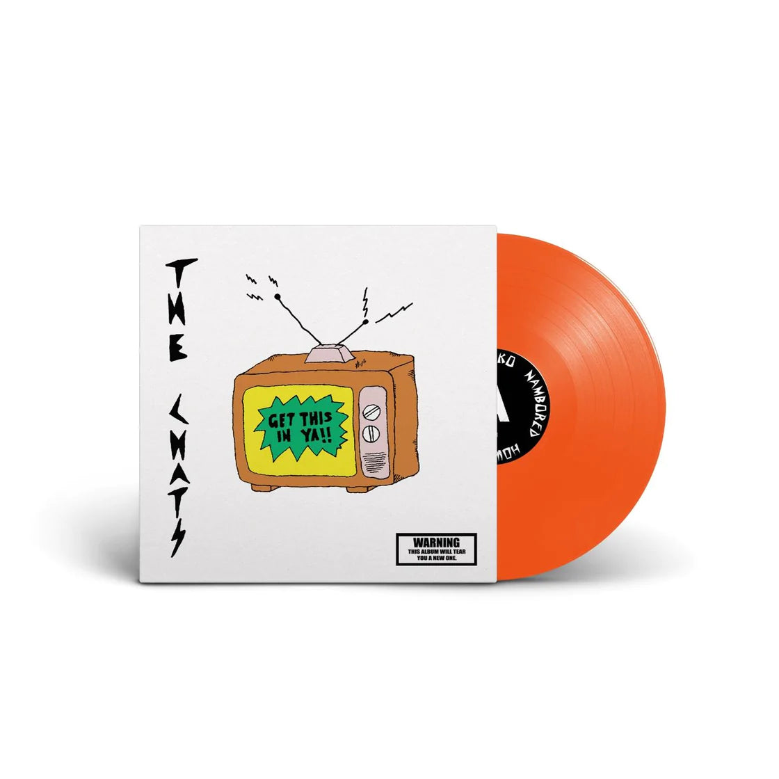 THE CHATS GET THIS IN YA HI VIS ORANGE LP