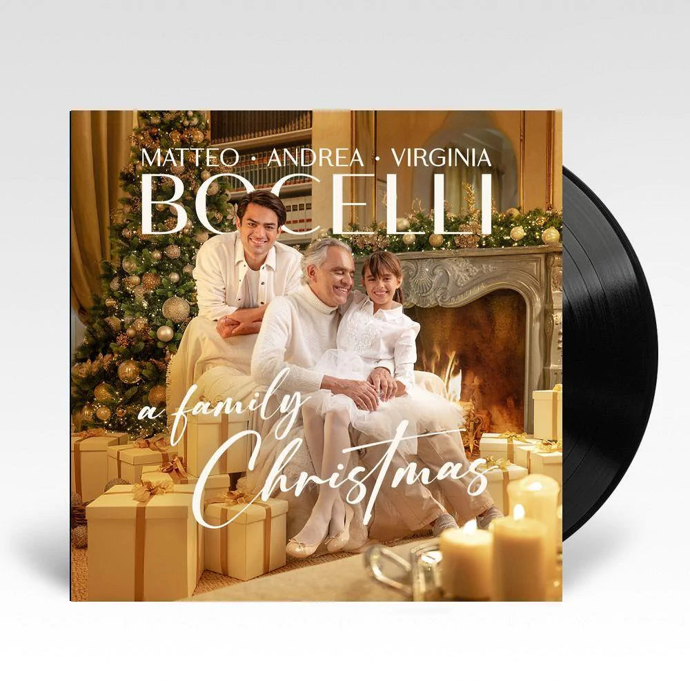 MATTEO BOCELLI ANDREA BOCELLI VIRGINIA BOCELLI A FAMILY CHRISTMAS LP
