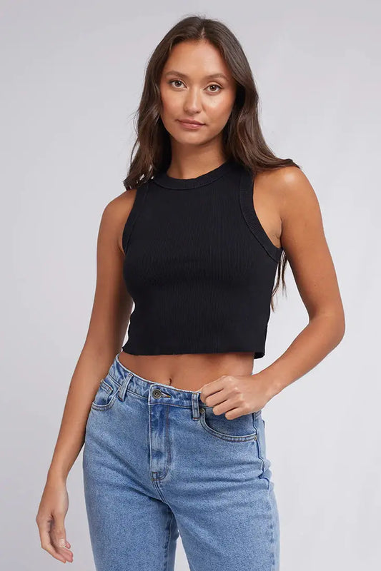 SILENT THEORY FRIDA TANK BLACK