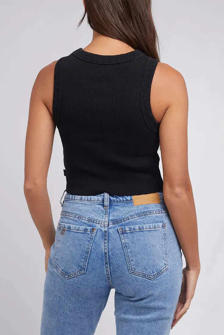 SILENT THEORY FRIDA TANK BLACK
