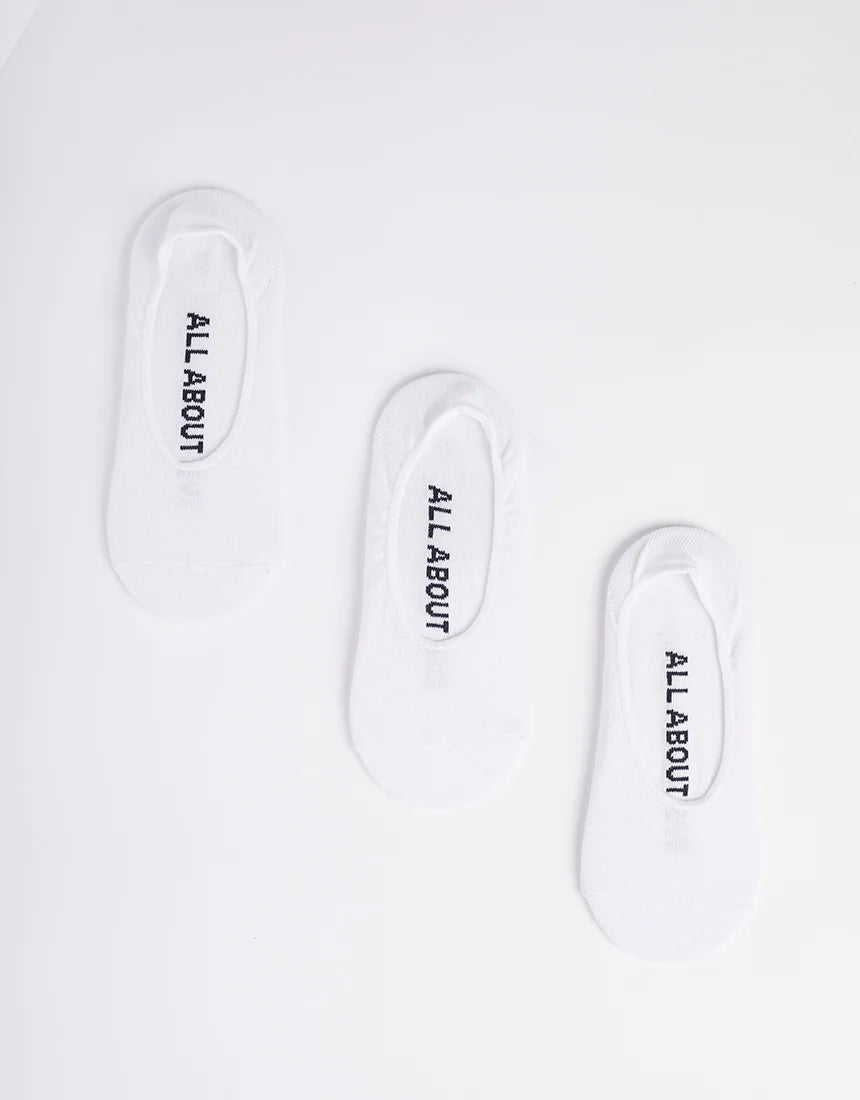 ALL ABOUT EVE AAE SOCKETS 3PK WHITE