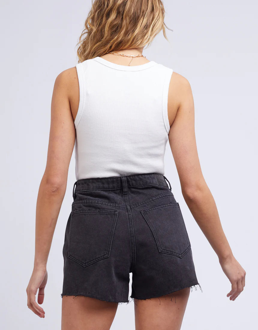 ALL ABOUT EVE MURPHY SHORT WASHED BLACK