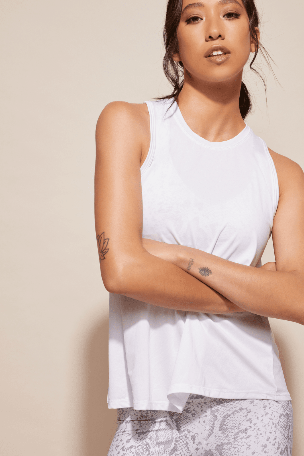 D+K ACTIVE WORLDWIDE TANK WHITE
