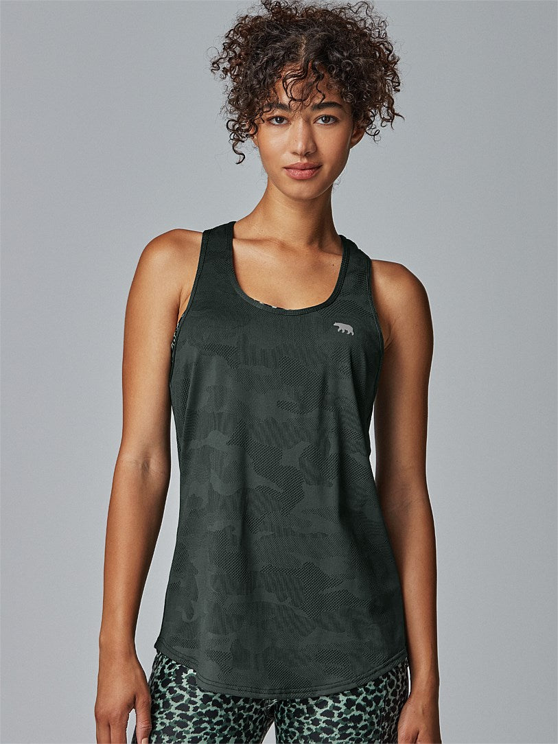 Breathable Mesh Workout Singlet. Running Bare Activewear Top