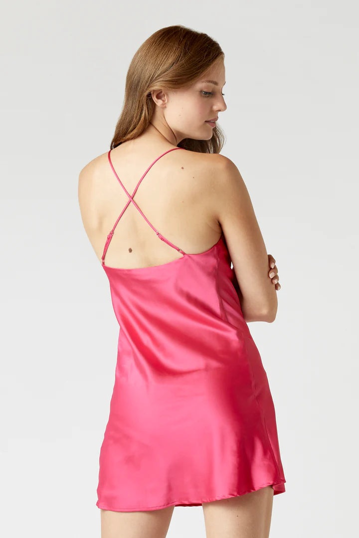 MVN THE LABEL ALLURE MINI DRESS PINK