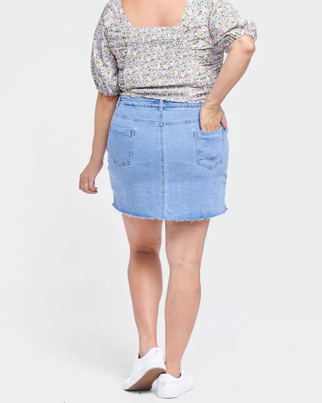 SASS DEMI SKIRT VINTAGE WASH