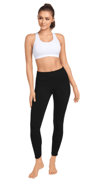 ABI AND JOSEPH LEO HI-TECH SPORTS BRA WHITE
