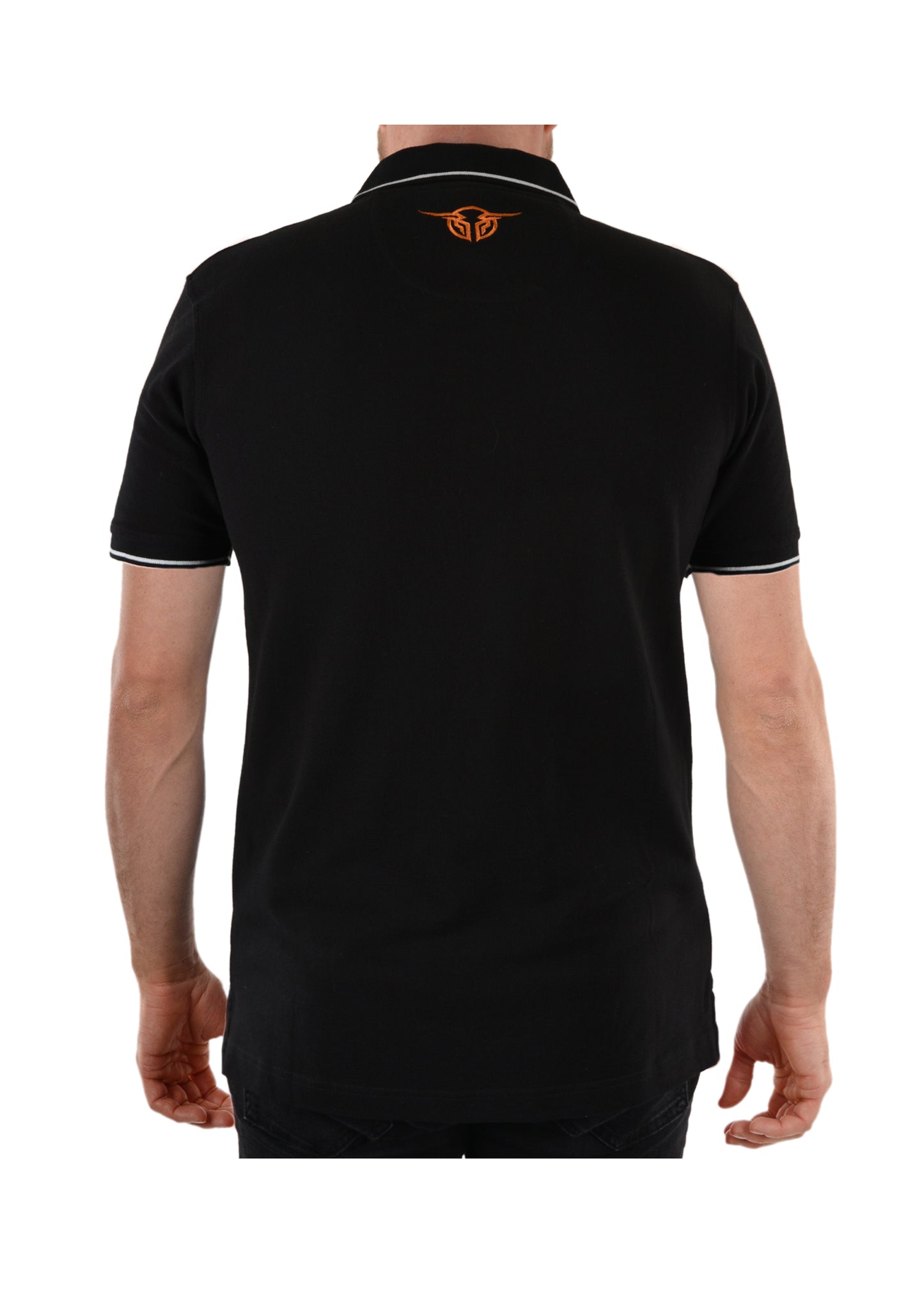 BULLZYE MENS BULLRING S/S POLO BLACK