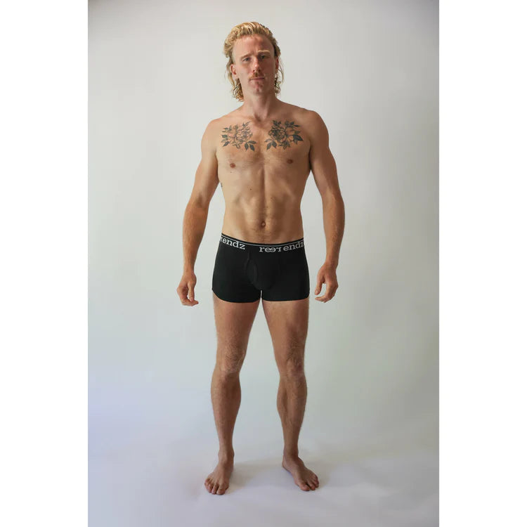 REER ENDZ ORGANIC COTTON MENS TRUNK BLACK
