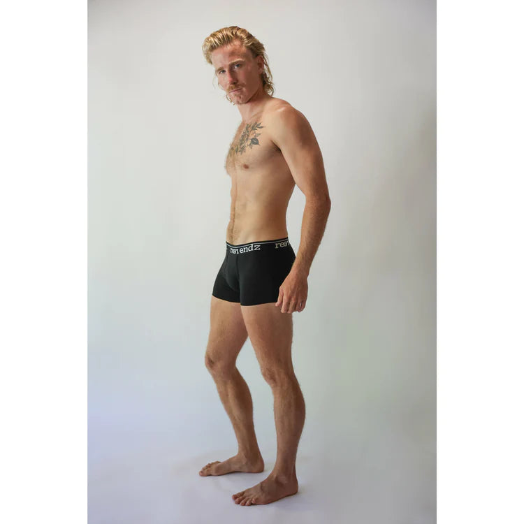 REER ENDZ ORGANIC COTTON MENS TRUNK BLACK
