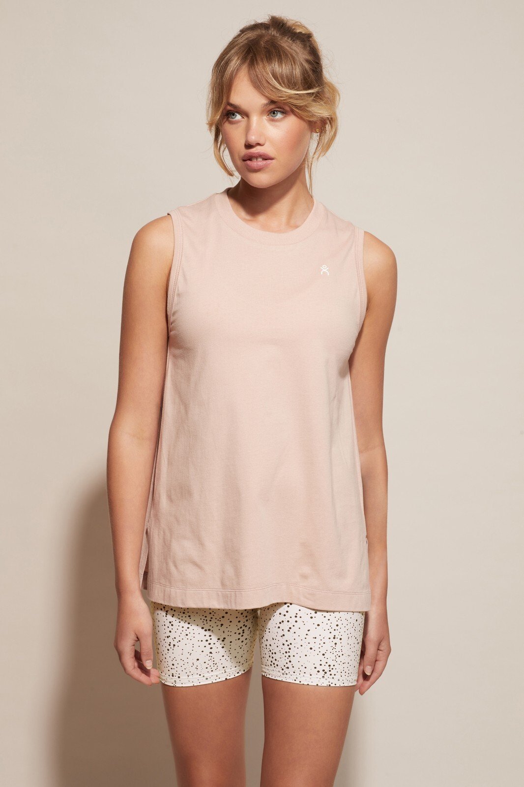 D+K CHAMPION TANK DUSTY PINK
