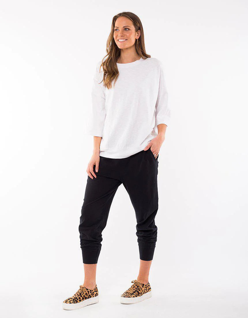 ELM FUNDAMENTAL MAZIE SWEAT WHITE