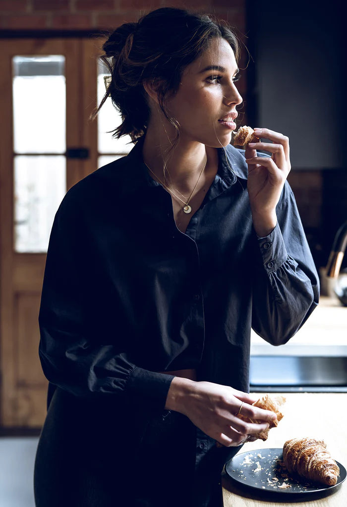 HUMIDITY STEPHANIE SHIRT NAVY