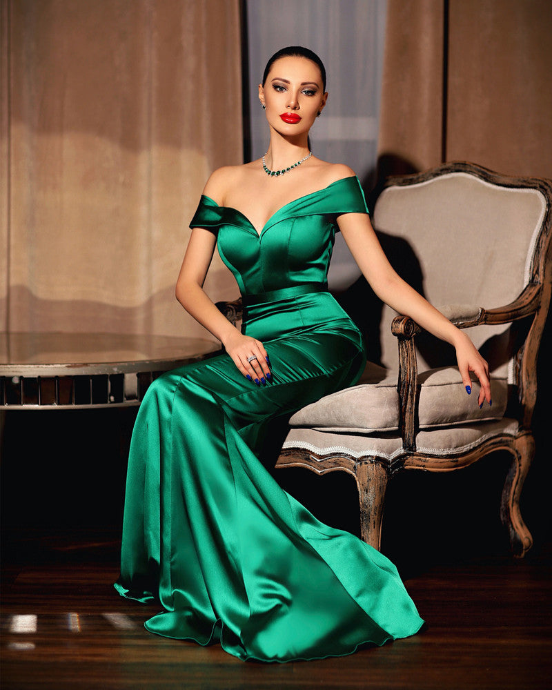 JADORE JP109 DRESS EMERALD