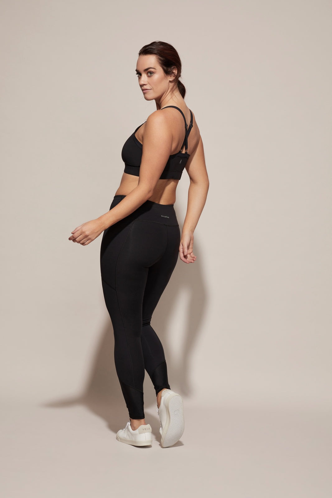 D+K ACTIVE MARLEY CROP BLACK