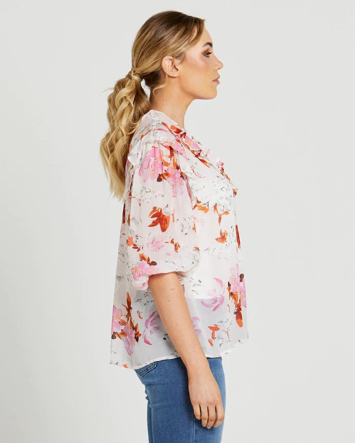 FATE+BECKER IMAGINATION TOP SPRING FLORAL