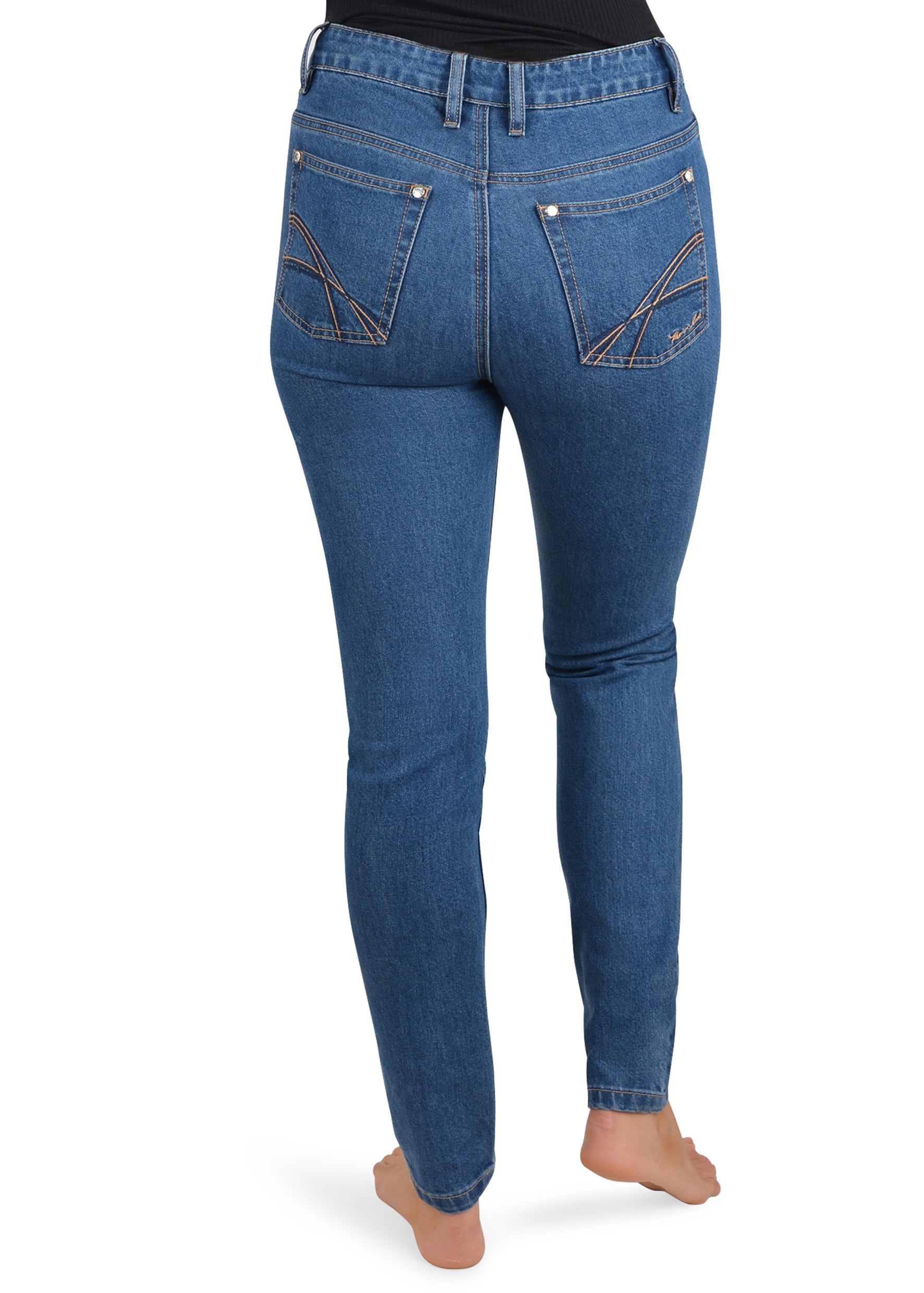 THOMAS COOK WOMENS CRYSTAL JEAN LIGHT WASH