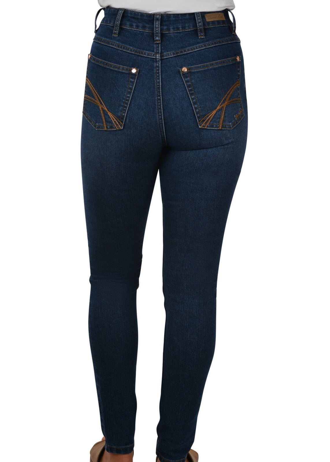 THOMAS COOK WOMENS CRYSTAL SKINNY LEG HIGH WAIST 30''
