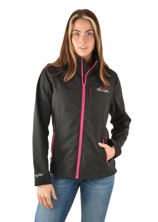 WRANGLER SOFTSHELL JACKET BLACK