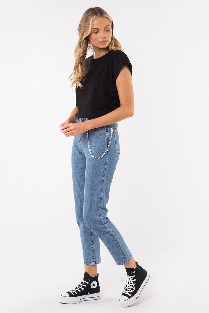 SILENT THEORY LUCY TEE BLACK