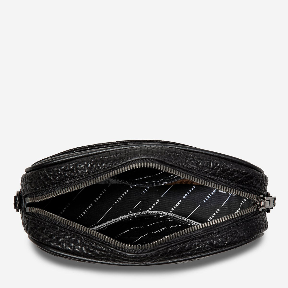 STATUS ANXIETY PLUNDER BAG BLACK BUBBLE