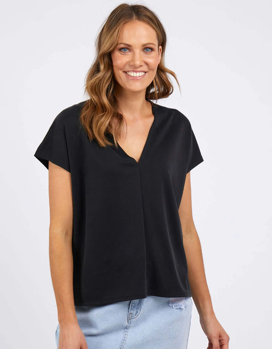 FOXWOOD LYRIC TEE BLACK
