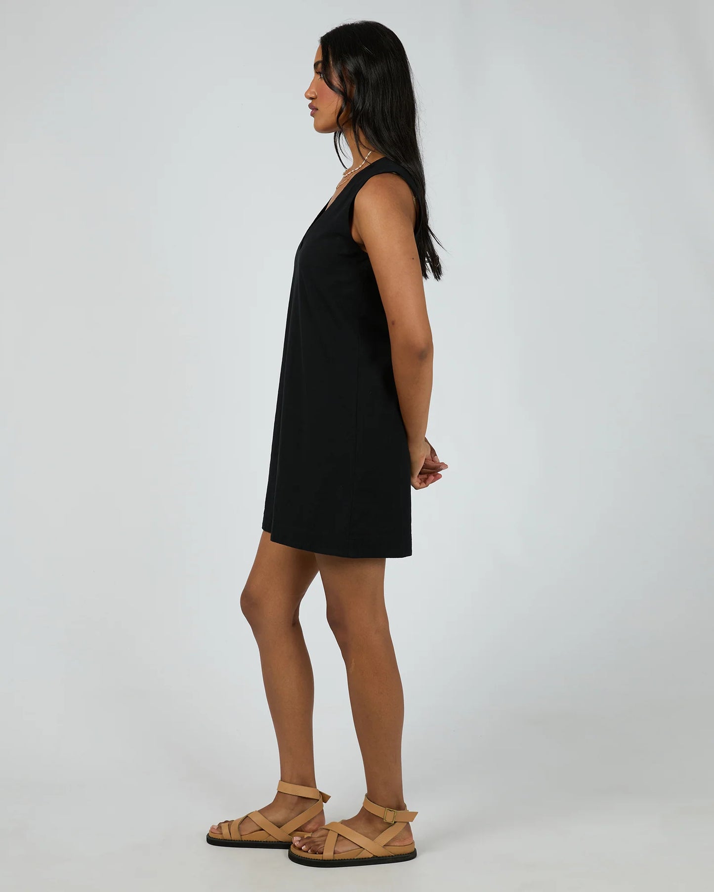ALL ABOUT EVE ESSENTIAL MINI DRESS BLACK
