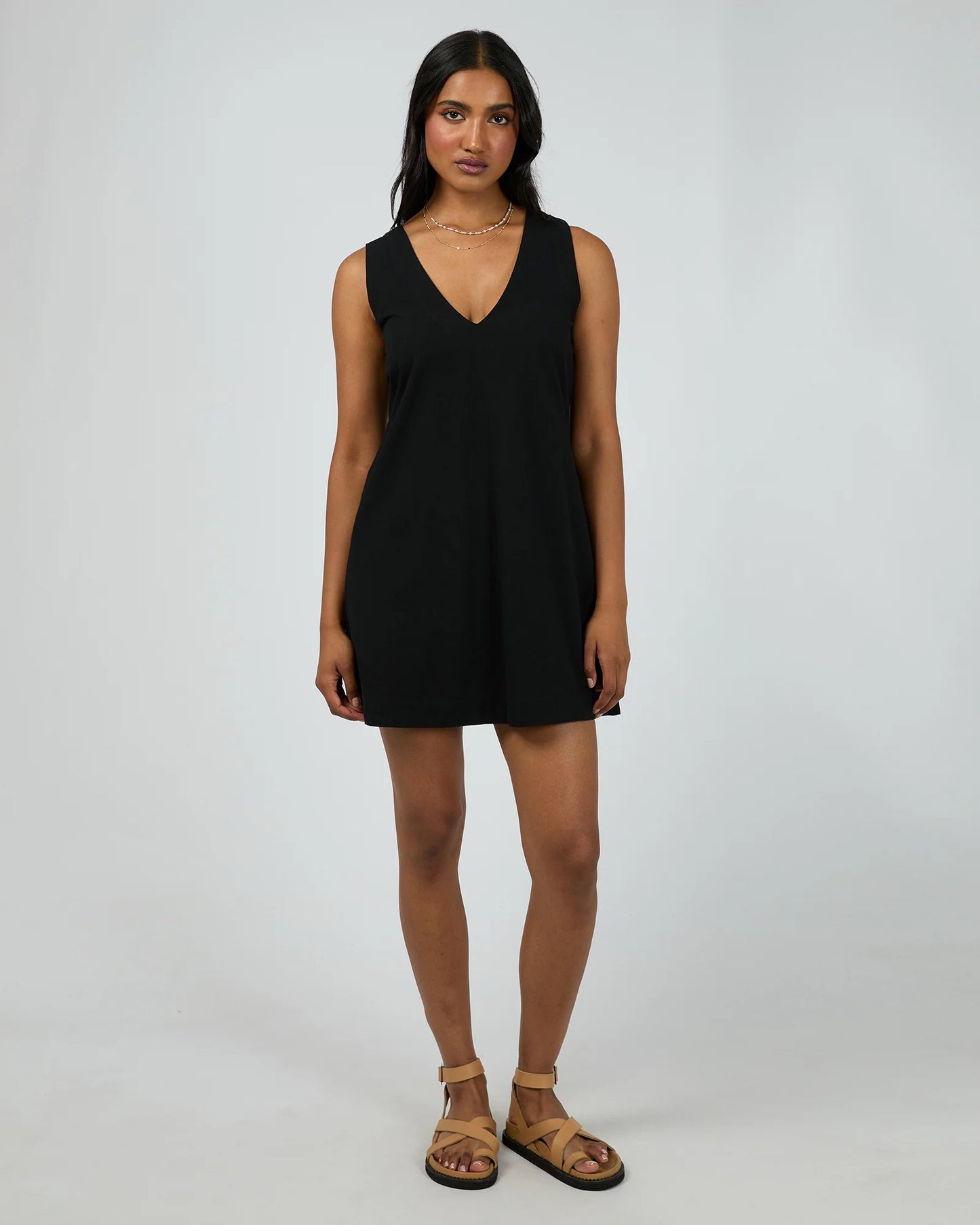 ALL ABOUT EVE ESSENTIAL MINI DRESS BLACK