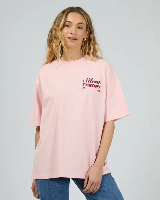 SILENT THEORY NOW TEE PINK