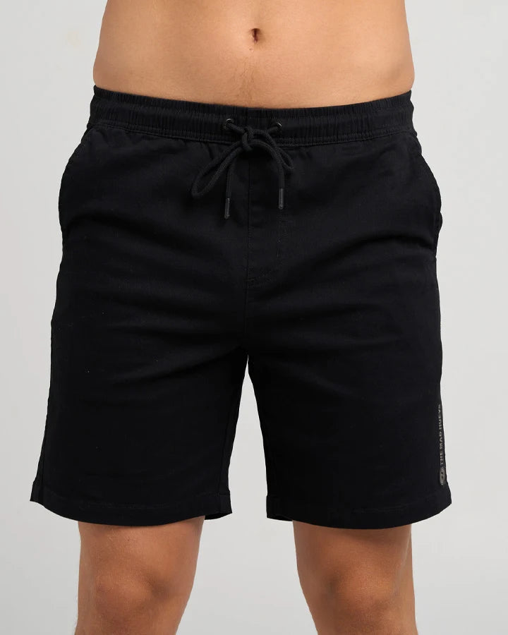 The Mad Hueys Stranded 18" Chino Short | Black