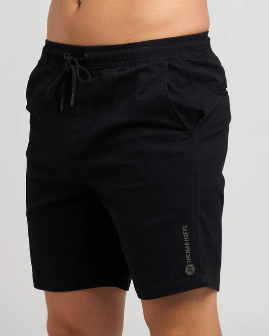 The Mad Hueys Stranded 18" Chino Short | Black