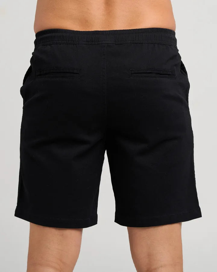 The Mad Hueys Stranded 18" Chino Short | Black
