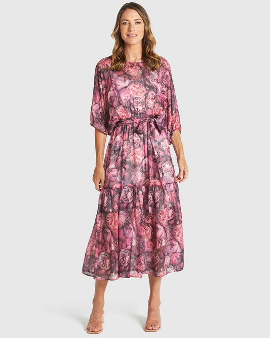 FATE+BECKER PHENOMENON DRESS PEONY