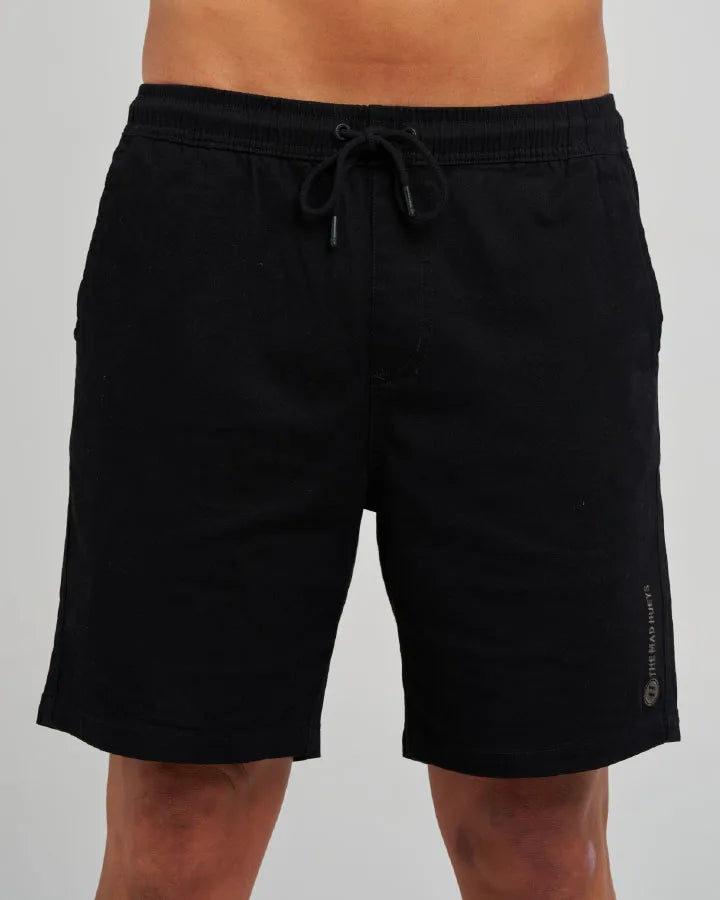 The Mad Hueys Stranded 18" Chino Short | Black