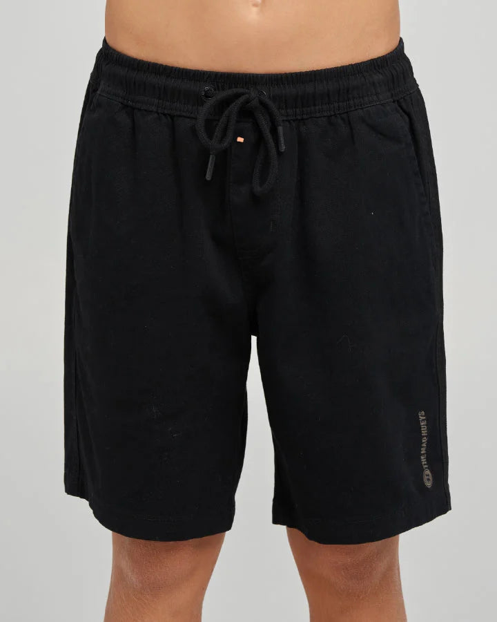 The Mad Hueys Stranded Youth 16" Shino Shorts | Black