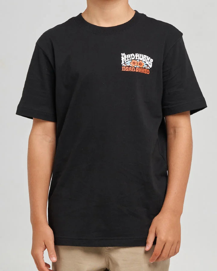 The Mad Hueys Shred Dead Youth Short Sleeve Tee | Black