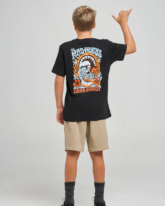 The Mad Hueys Shred Dead Youth Short Sleeve Tee | Black