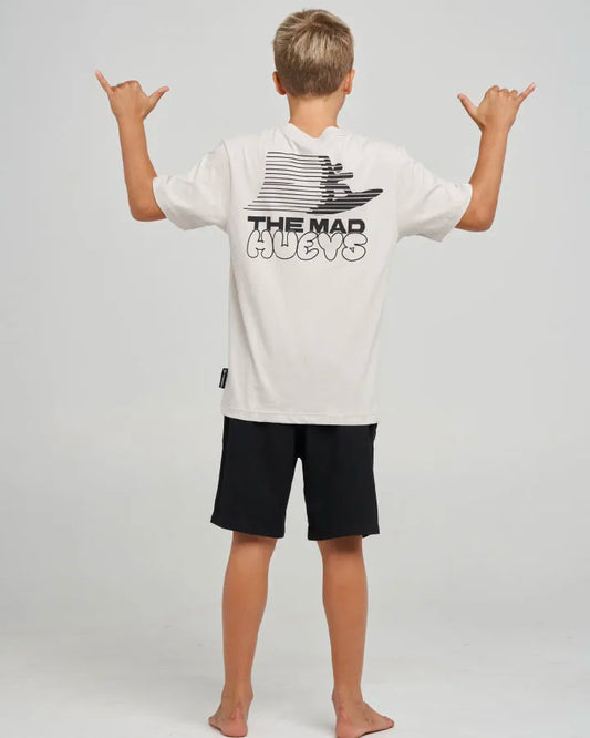 The Mad Hueys Bubble Surf Youth Short Sleeve Tee | Smoke